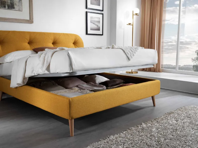 Letto Temple Twenty con box contenitore di San Lorenzo