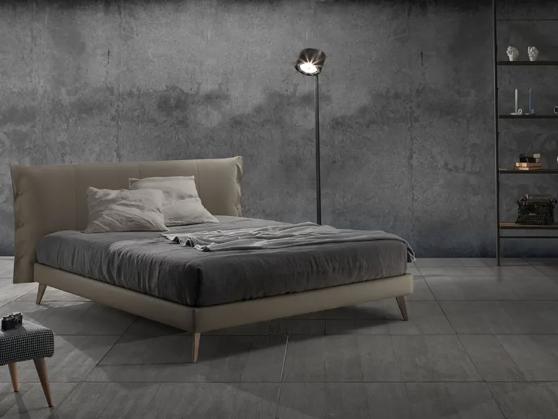 Letto in ecopelle Teo 14 di Excò