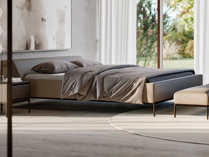 Letto in pelle Time for Trip Memories ēdition di De Padova