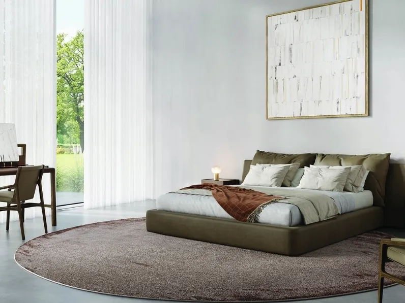 Letto in pelle Timeo di Alivar