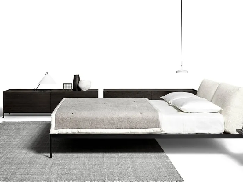 Letto imbottito Étiquette di De Padova