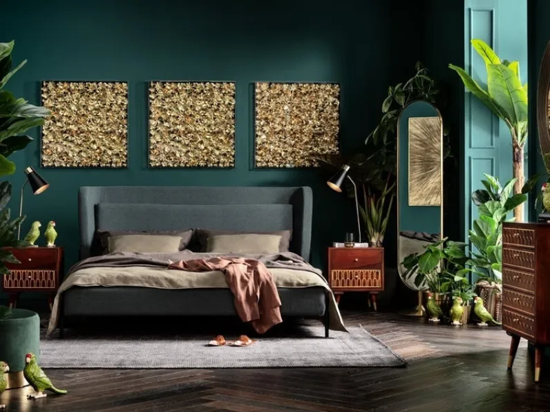 Letto in tessuto Tivoli di Kare Design