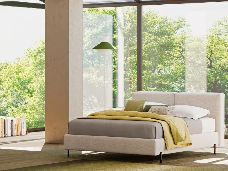 Letto imbottito Trend con contenitore di Divaletti Home