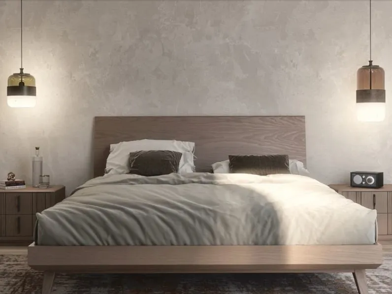 Letto matrimoniale con testiera Trend Style TR2409 di Imba Srl