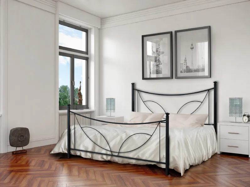 Letto Tulipano con testiera di Florentiabed