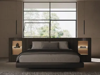 Letto Plan 01 di Tumidei: design essenziale, comfort senza compromessi.
