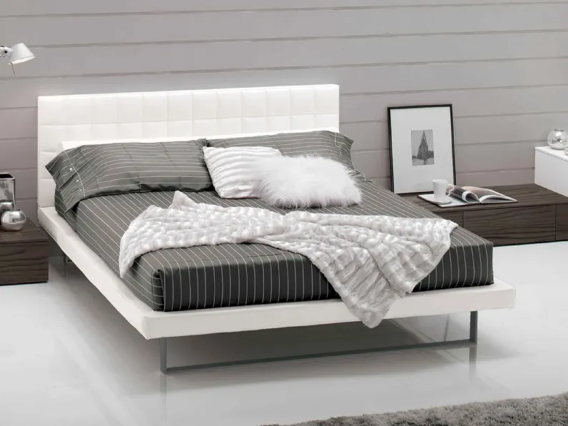 Letto in tessuto Turca Light di Spagnol Salotti