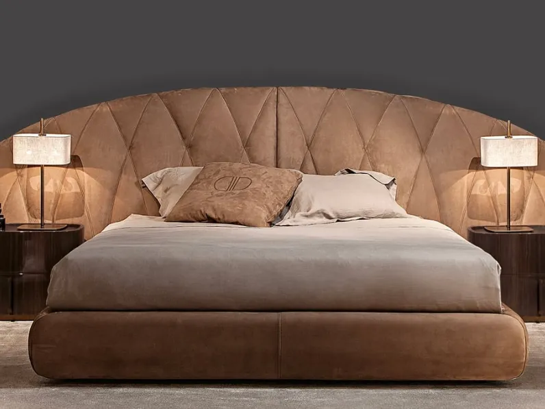 Letto Ulisse con testiera trapuntata di Daytona Home