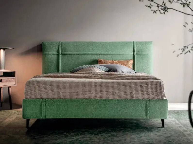 Letto imbottito Valky di Rigosalotti