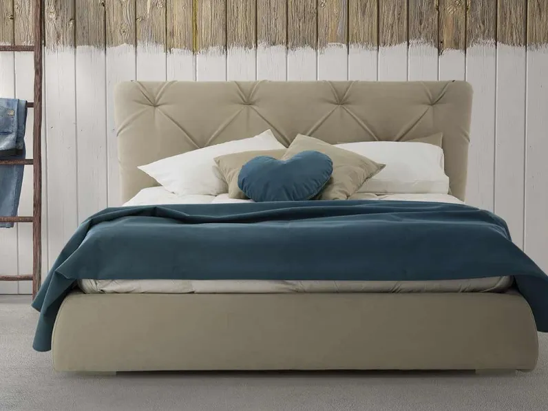 Letto in tessuto Vega di Rimar