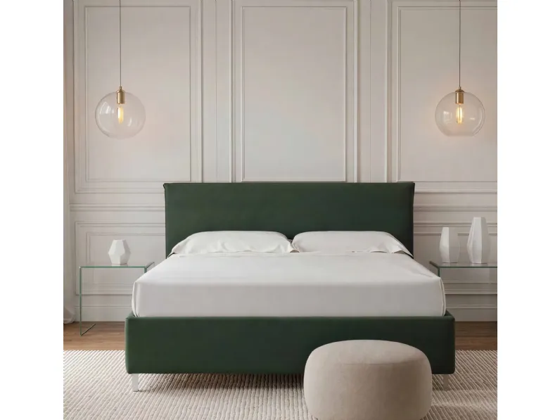 Letto Venere in tessuto imbottito di Rinaldi Group