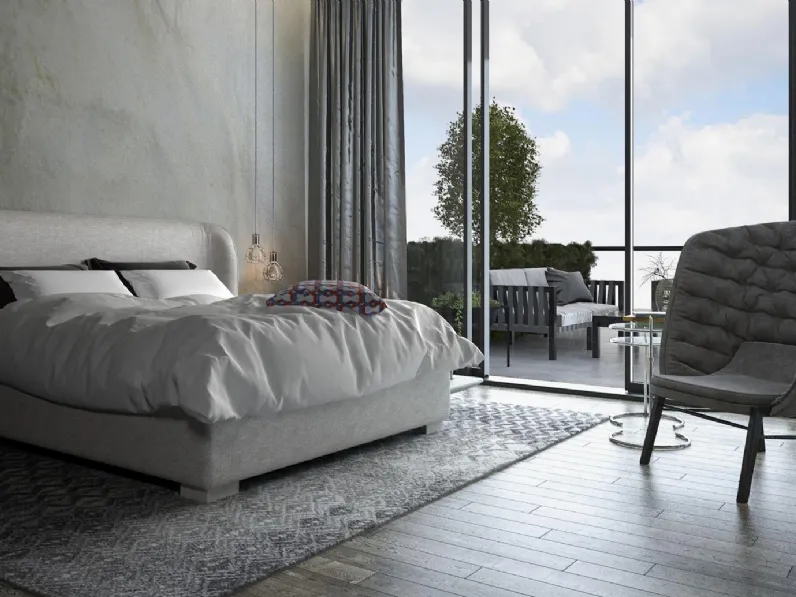 Letto imbottito Victoria di Milano Bedding