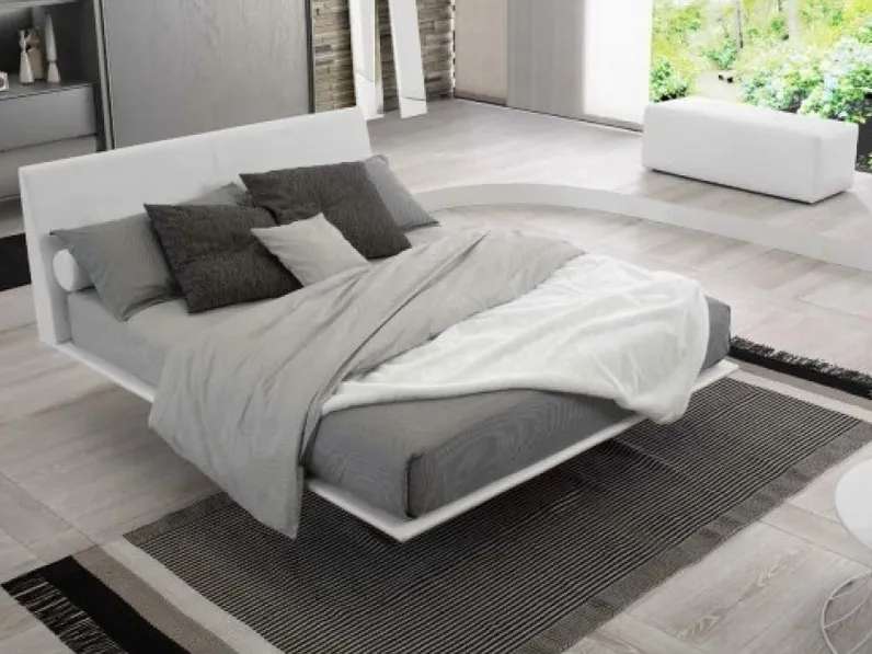 Letto in ecopelle Vika di B form's	