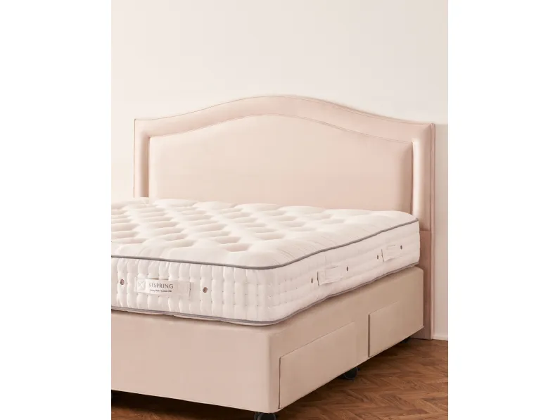 Letto in pelle Artemis di Vispring