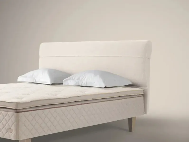 Letto con testiera imbottita Vista di Duxiana