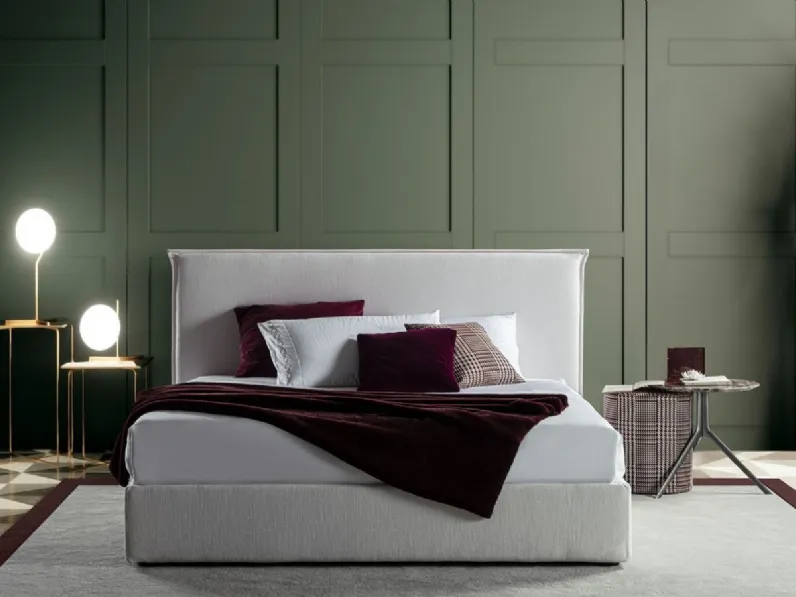 Letto in tessuto con contenitore Voulevù di Flexstyle