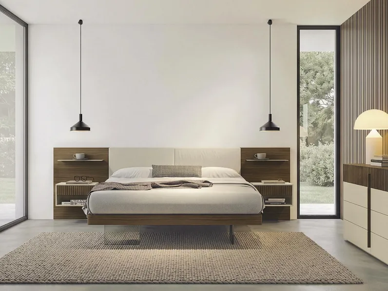 Letto Wall Boiserie di Fasolin