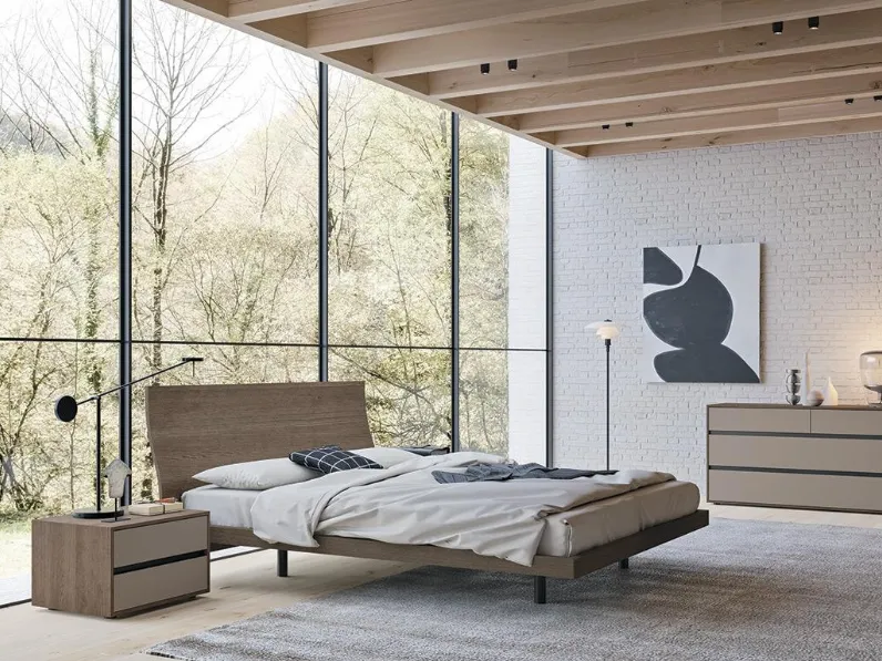 Letto in legno Silom di Mobilgam