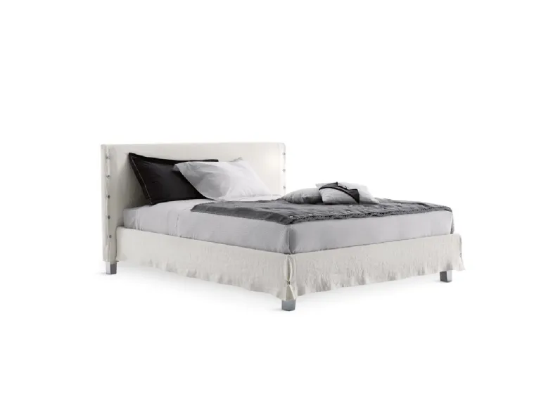 Letto in tessuto White di Horm