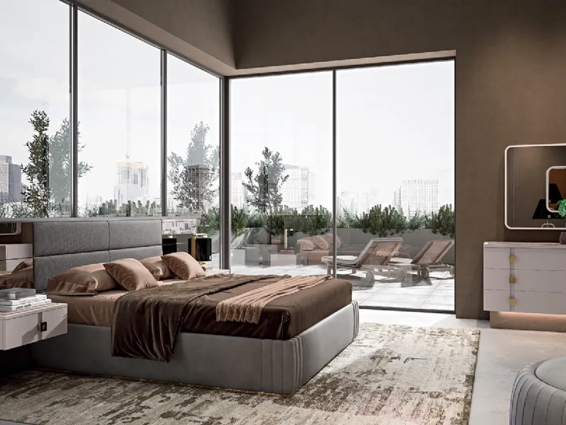 Letto con testiera For You YLT031 di Ferretti e Ferretti