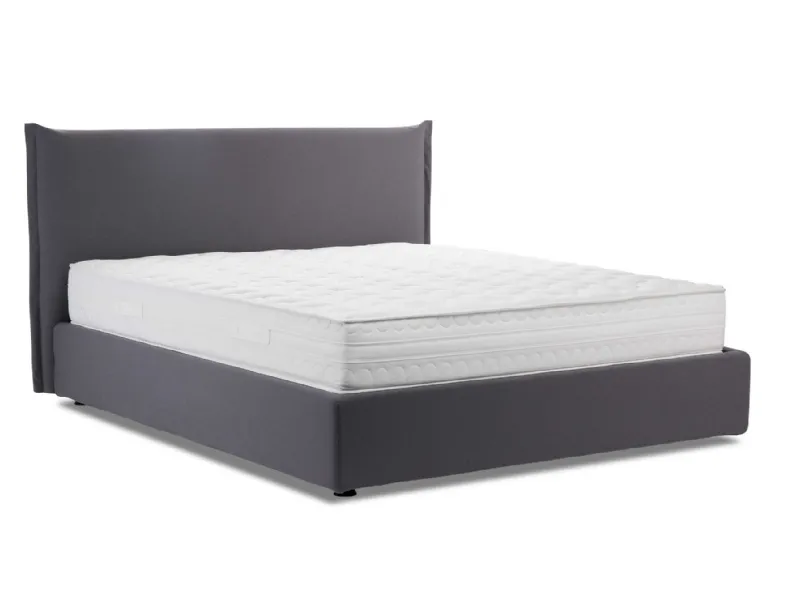 Letto in tessuto imbottito Zefiro di Brentaflex
