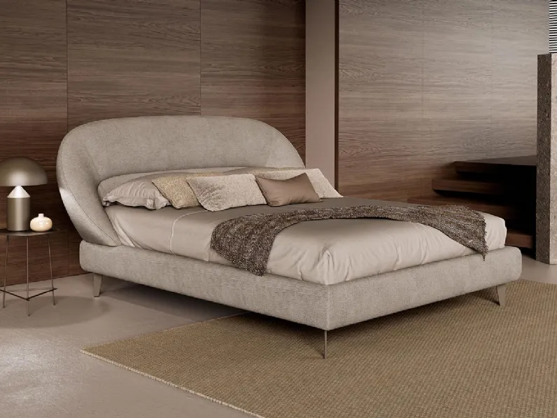 Letto imbottito Zen C di Novaluna