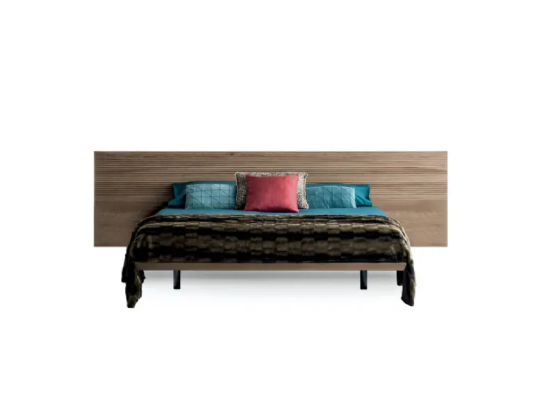 Letto Zen con testiera effetto sospesa di Devina Nais