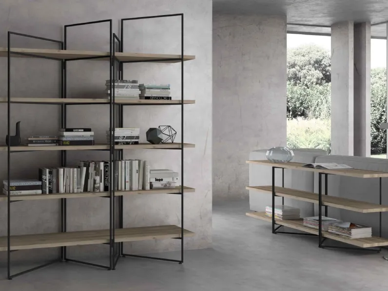 Libreria Asymmetric di Re-wood