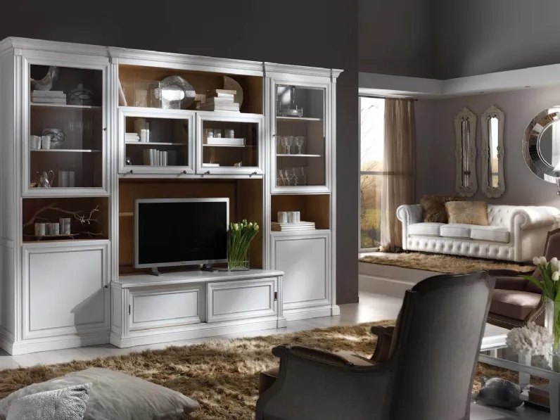 Libreria in legno laccato Atelier 08 di Busatto