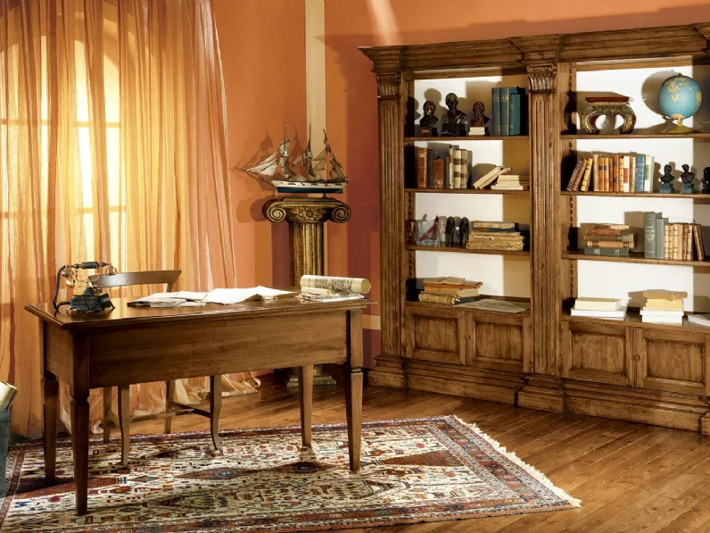 Libreria a muro in legno Daylight 02 di Salaiolo