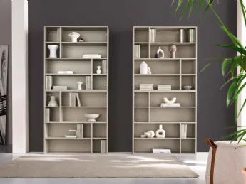 La libreria Edgar di Capodarte è un elemento d'arredo essenziale.