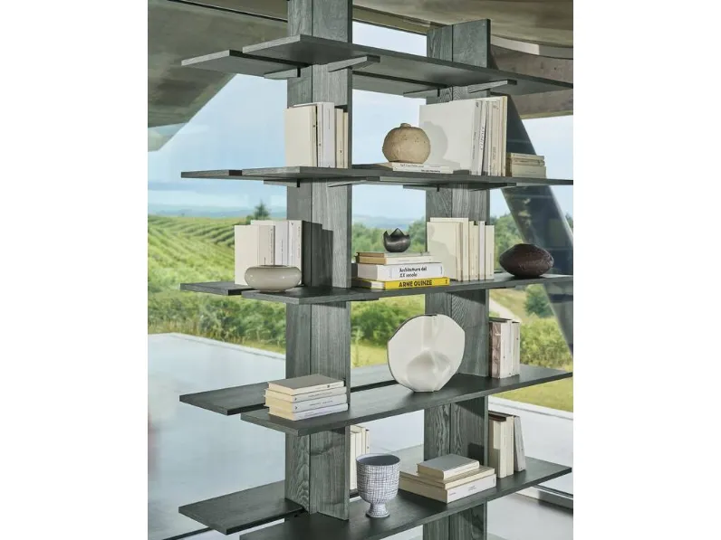 Libreria componibile in legno FF Spine di Cassina