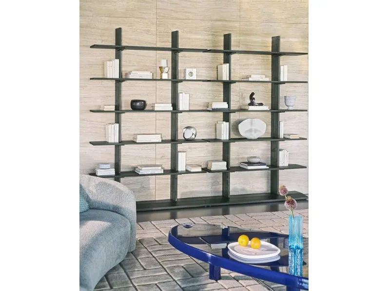 Libreria componibile in legno FF Spine di Cassina