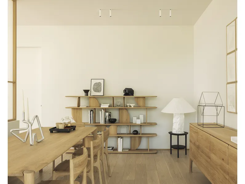 Libreria Geometric in rovere di Ethnicraft