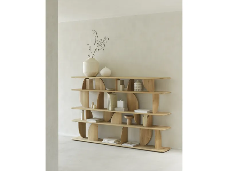 Libreria Geometric in rovere di Ethnicraft
