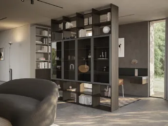 La libreria Golf Infinity U115 di Colombini Casa è un elemento d'arredo moderno e funzionale.