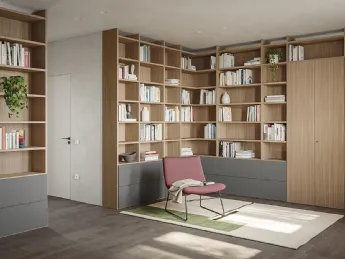 La libreria Golf Infinity U116 di Colombini Casa è un elemento di design moderno e funzionale.