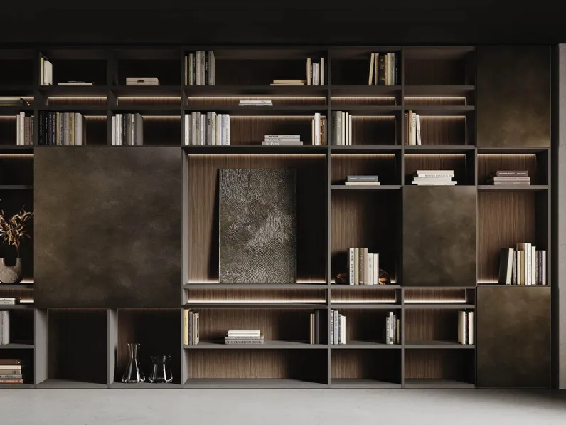 Libreria componibile House Of Piano di Guzzini & Fontana