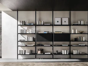 Libreria Hector Molteni & C: legno, design, essenza.
