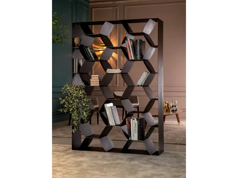 Libreria di design Honeybook in metallo verniciato di Tonin Casa
