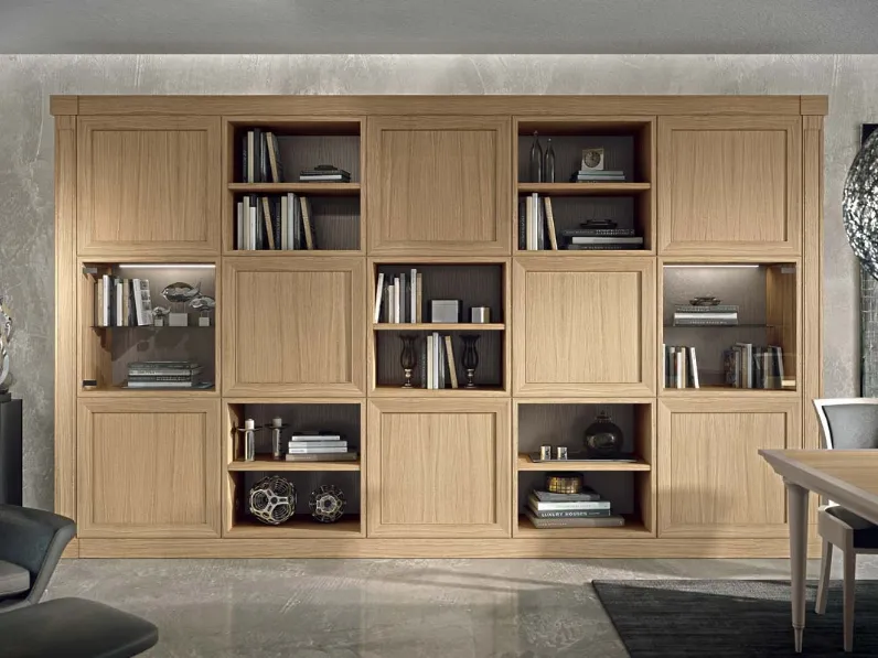 Libreria in legno Infinity 02 di Busatto