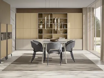La libreria Infinity L103 di Colombini Casa offre un design moderno e funzionale per arredare i tuoi