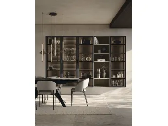 La libreria Infinity L106 di Colombini Casa offre uno stile moderno e versatile.