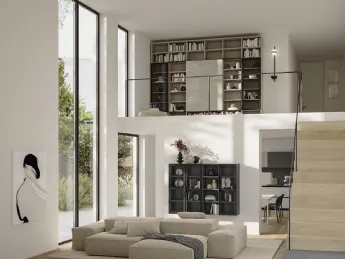 La libreria Infinity L108 di Colombini Casa è una soluzione elegante e funzionale per il tuo spazio.
