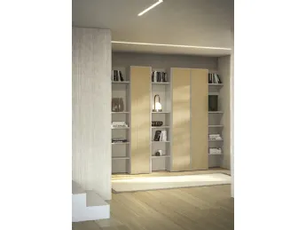 La libreria Infinity L111 di Colombini Casa offre uno storage elegante e funzionale.