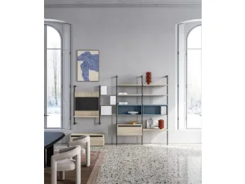 Libreria a muro Konca M34 di Marka Total Living