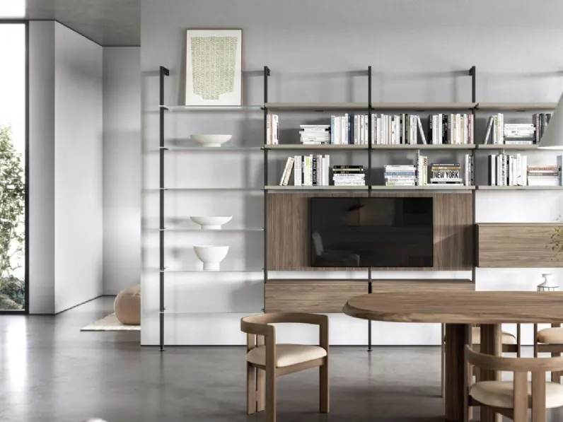 Libreria a muro Konca M39 di Marka Total Living