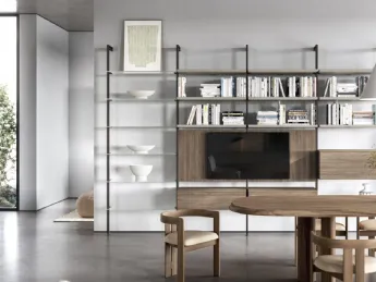 La libreria a muro Konca M39 di Marka Total Living è un elemento di design funzionale e moderno per 
