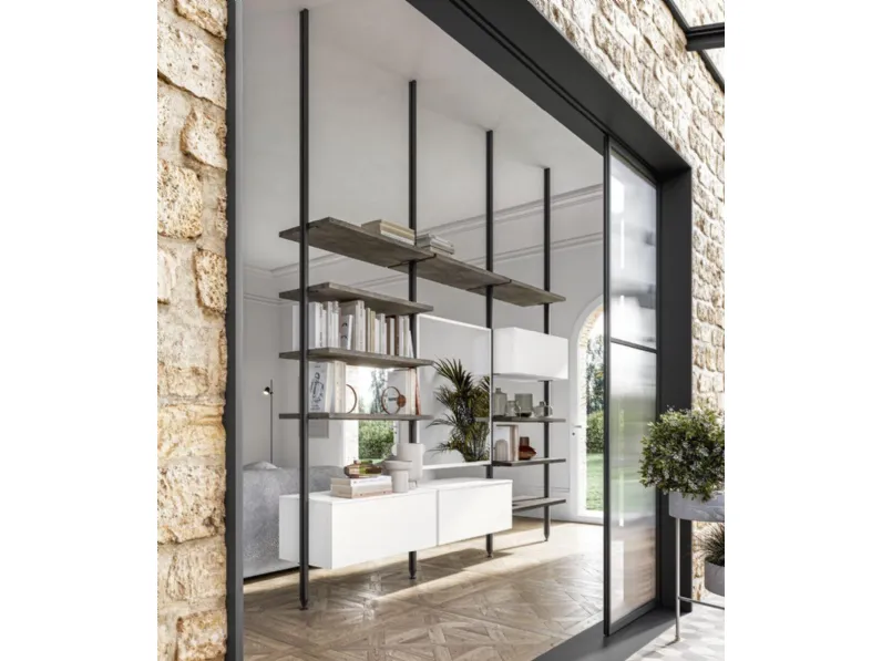 Libreria componibile divisoria Konca M56 di Marka Total Living
