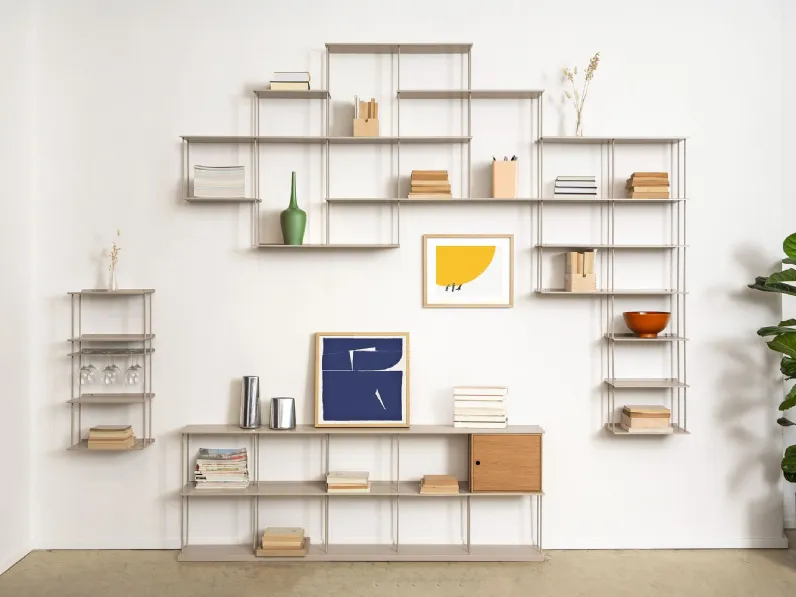 Libreria componibile Krossing Midi 02 di Kriptonite